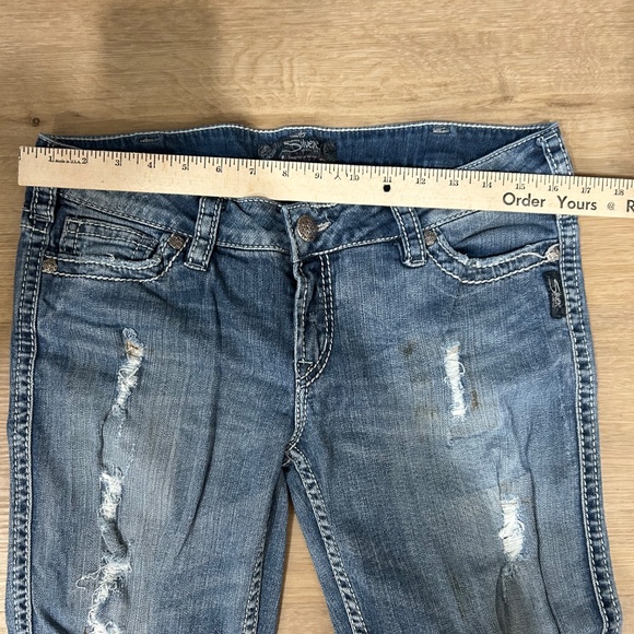 Women's Silver Jeans Co Frances Crop Size 32 - Picture 3 of 7